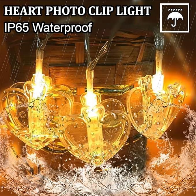 Heart Shaped LED Lights – Romantic Glow for Every Space