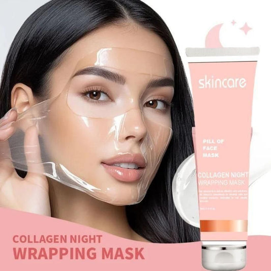Collagen Night Wrapping Peel Off Mask – Wake Up to Glowing Skin (Pack of 2)