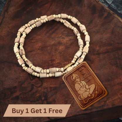 Tulsi Mala with Hanuman Ji Locket – Divine Energy & Protection