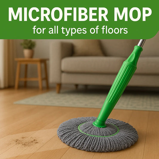 Self-Twisting Water Rotating Mop – Effortless Cleaning, Zero Mess