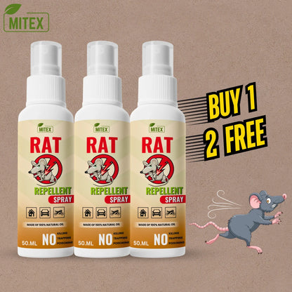 Rat Repellent Spray – Keep Rodents Away Naturally! (Pack of 3)