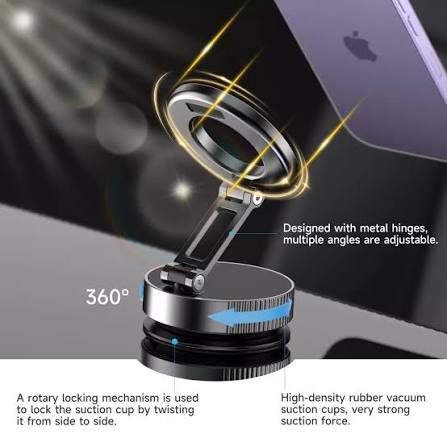 Vacuum Suction Magnetic Bracket – Strong Hold, Zero Drilling