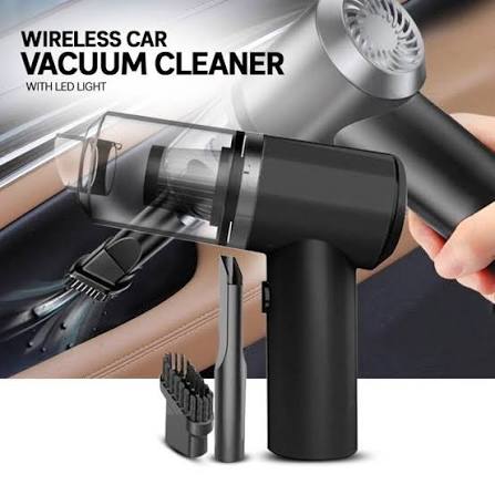 Portable Air Duster & Wireless Vacuum – 2-in-1 Powerful Cleaning