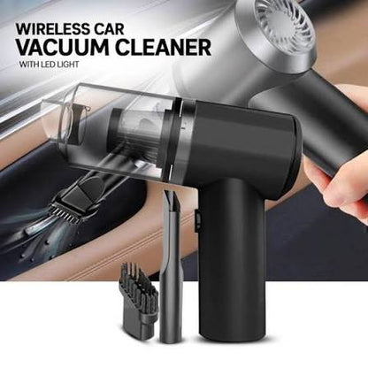 Portable Air Duster & Wireless Vacuum – 2-in-1 Powerful Cleaning