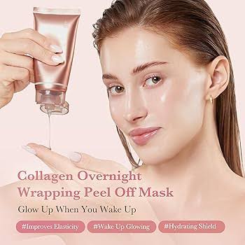 Collagen Night Wrapping Peel Off Mask – Wake Up to Glowing Skin (Pack of 2)