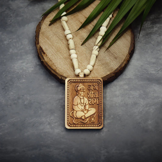 Tulsi Mala with Hanuman Ji Locket – Divine Energy & Protection